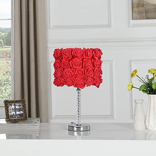 Ore International HBL2401 18,25 em rosas vermelhas em lâmpada