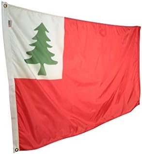3x5 'New England Continental Flag, All Weather Nylon for Outdoor, fabricado nos EUA