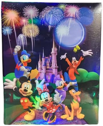 Disney Mickey Mouse Castle Sweet Memories Picture Álbum 4 X 6 possui 200 fotos.