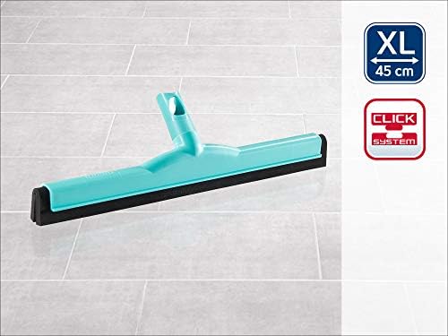 Leifheit Squeegee Wiper Trekker conecta alças de sistema de cliques, borracha dura-flex boa em salas irregulares, molhadas,