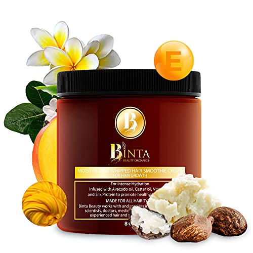 Binta Beauty Organics Hidratante Creme de Smoothie de cabelo para crescimento de cabelo