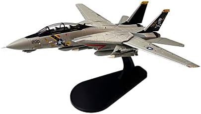 1/100 Escala dos EUA Navy Grumman F-14 F-14A F-14B F-14D Tomcat Aeronave de lutador Metal Military Diecast Modelo de Presente Coleção