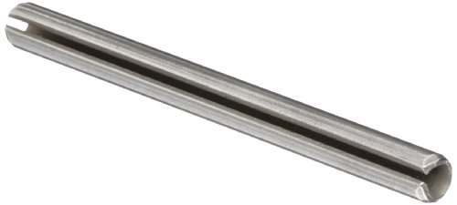 420 pino de mola de aço inoxidável, acabamento passivado, com fenda, atende a Asme B18.8.2, 5/16 diâmetro nominal, 0,750 de comprimento, feito em nós