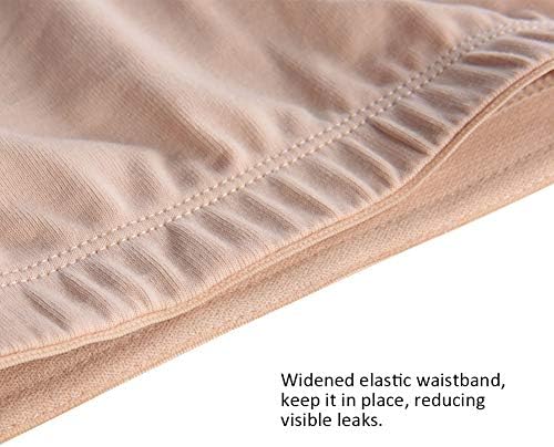 Roupa íntima da cintura alta da cintura, algodão respirável de algodão elástico largo de calcinha pós -parto de proteção para mulheres
