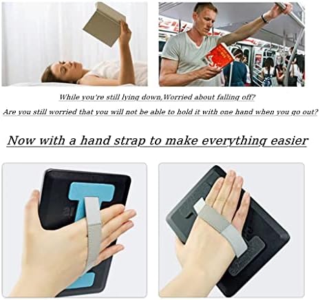 Para Kindle Oasis-por saco de manga de 7 polegadas-inclusão de mão azul-azul-cinza-cinza