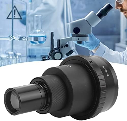 Lente de microscópio, liga de alumium de câmera microscópio com interface de câmera para microscópio de biologia/estéreo