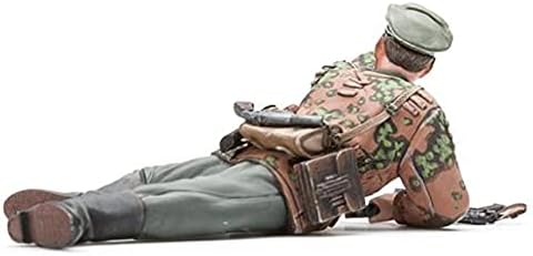 1/16 Resina Figura Soldado Modelo da Segunda Guerra Mundial Soldado Alemão Resina Miniatura Kit // 5O4-8