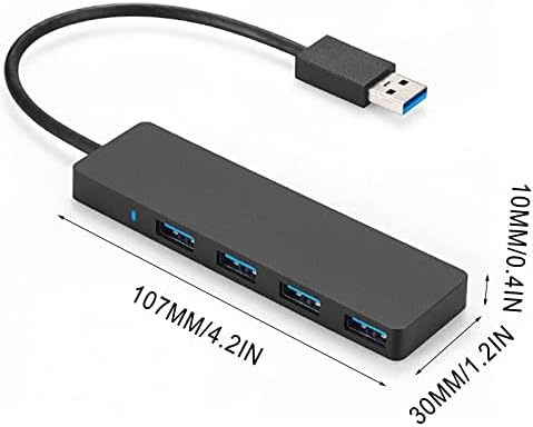 4 porta USB 3.0 Ultra Slim Data Hub para Surface Pro para XPS para Notebook PC para unidades flash USB para HDD móvel e mais LS5