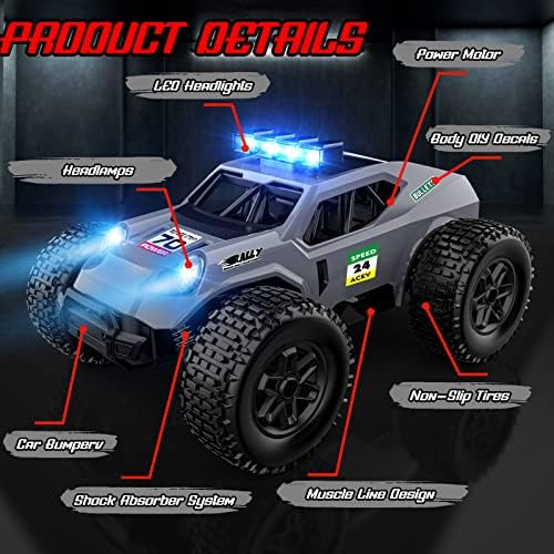 Carro de controle remoto de epochair - 28 km/h 2,4 GHz de alta velocidade de carros RC Toys, brinquedos de caminhão hobby offroad