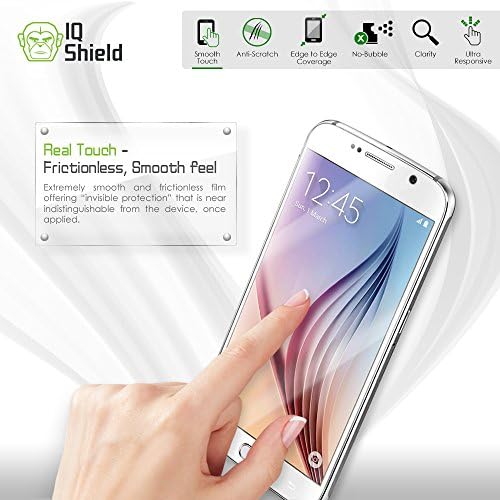 Protetor de tela do IQ Shield Compatível com HTC Desire Eye Liquidskin Anti-Bubble Film Clear