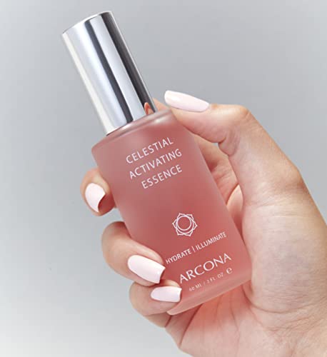 ARCONA Celestial Attivating Essence - Água de rosas, bergamota orgânica, óleo de flor de Rosa Damascena, Extrato