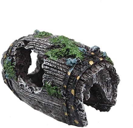 SuperDream® Fish Tank Aquário Resina Caverna Broken Barrel Ornamento Decoração da paisagem