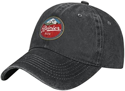 Rainier Beer Classic Cowboy Hat Capt Ajustável Baseball Cap Hat Casual Sports