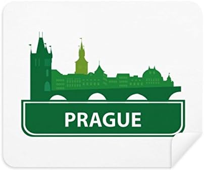 Praga República Tcheca Verde Limpador de Limpeza Cleancador de Tenor 2pcs Camurça Fabric