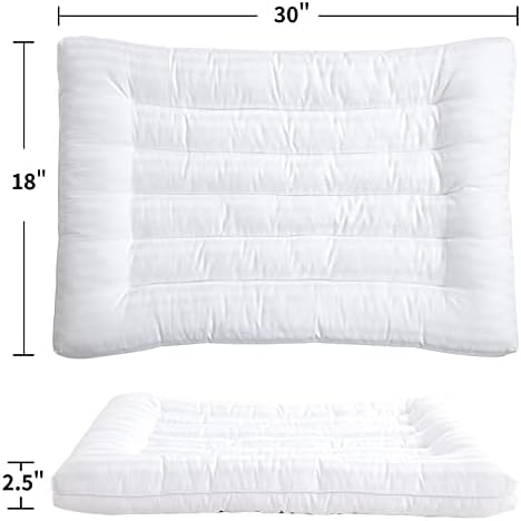 Royalay Fino Pillow plano para o estômago e travesseiro de travesseiro de design de design de design de design extra baixo de baixo perfil de back-7,5 polegadas para o alinhamento do pescoço cervical e lavabável da máquina de dormir mais profunda