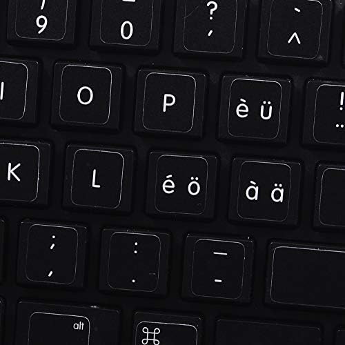 Decalques de teclado multilíngues suíços MAC