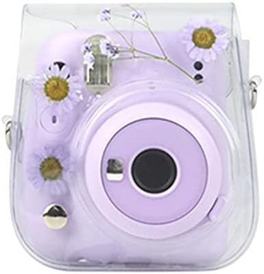 Caixa de câmera transparente BTIHCEUOT, Saco de armazenamento portátil de câmera portátil resistente a desgaste de PVC com alça de ombro ajustável para mini 11 câmera