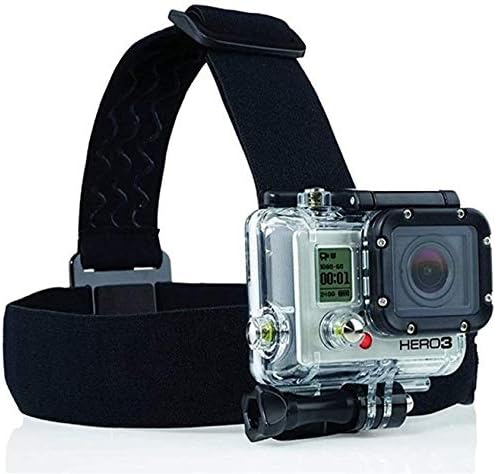 Navitech 8 em 1 Ação Câmera de acesso Kit Combo com estojo cinza - Compatível com Dragontouch Vision 3 Pro Action Camera