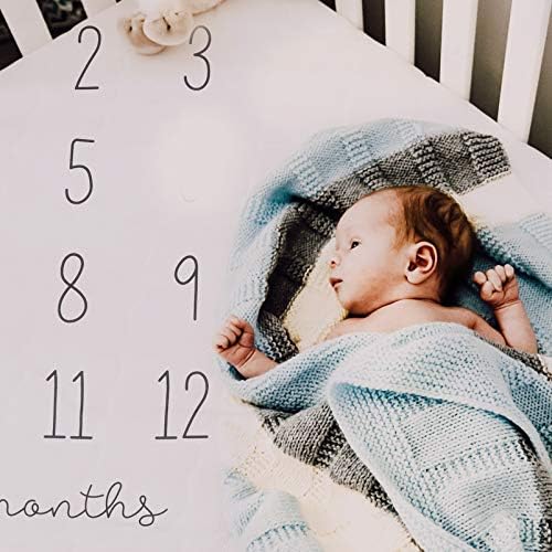 Kisangel Baby Boy Cobertors woobie cobertor bebê marco mensal cobertor recém -nascido meninas fotos brotos fotografias