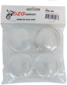 Definir o Snap Oz-Usa® Clear Turn Signal Lens Deuce Deuce na lente de reposição compatível com a Harley 2002-2013 Street