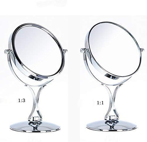 Espelho de maquiagem de beleza de htllt-espelho de maquiagem de 6 polegadas-espelho portátil de dupla face/espelho de ampliação/espelho