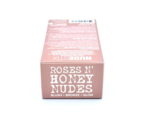 Nudestix Roses n 'Honey Nudes Lipstick Conjunto de 3 peças - Rose bohemiana, Bondi Bae, Hey Honey