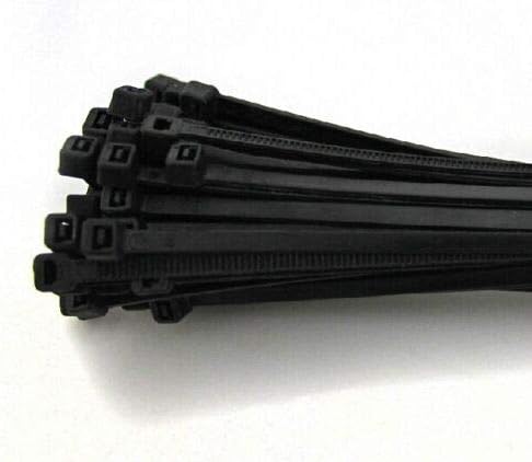 100pcs Black Nylon Cable Free Agridir 3,6mm 300mm 18,1kg