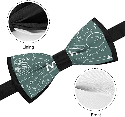 Fórmula de matemática do WeedKeycat Doodle Funny Men de gravata borboleta de gravata borboleta de gravata