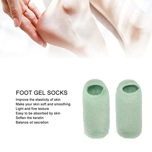 Meias hidratantes, mulheres de reparo de pele rachada seca Nourish Spa Gel Heal Socks Cotone