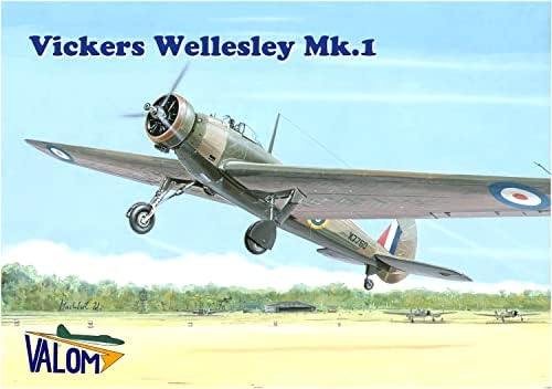 Barom CV72078 1/72 British Air Force Vickers Wellesley Mk.1 Modelo de plástico de motor de bombardeiro de longo alcance