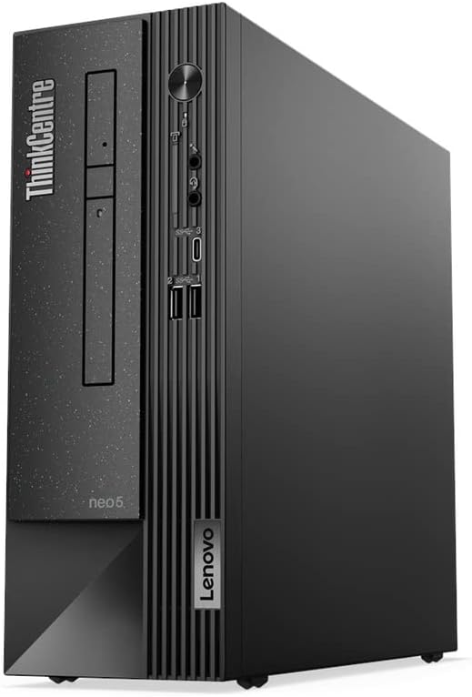 VCI Lenovo ThinkCentre Neo 50S SFF, Intel I5-12400, RAM de 8 GB, 256 GB SSD NVME, Windows 10 Pro, DVD-Writer, Wi-Fi