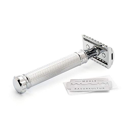 Mühle R41 Twist Segurança barbear Razor - Design de pente aberto para barbear molhado