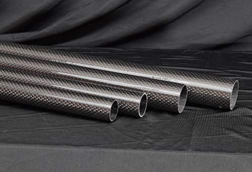 US Whabest 1pcs Tubo de fibra de carbono 3k de alto brilho 16 mm OD x 13mm ID x 1000 mm de comprimento/tubulação/tubo/eixo