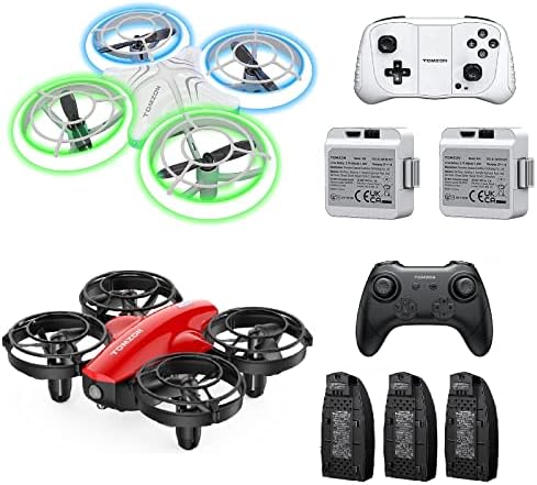 Tomzon A34 LED Drone + A24 Red Mini Battle Drone