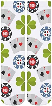 ROLETTE SLOT Slot Poker Casino Game Athletic Meocks Knee Meias altas meias quentes meias elegantes meias para homens para homens