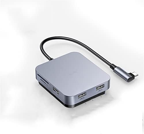XDCHLK 5 em 1 tipo Ugreen USB C Hub para USB 3.0 5Gbps TF/SD Card 104MB/S Acessórios magnéticos