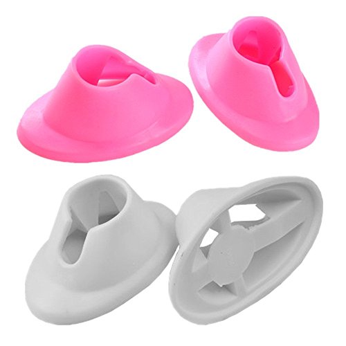 GBSTORE 4 PCS PCS Anti-spill esmalte garrafa Stand Stand Rubrote Polishol Bottle Bottle Portador de unhas Manicure