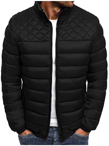Jaquetas de Puffer de Mens Mens Fsahjkee, jaqueta de inverno para meninos, inverno quentes de casacos acolchoados