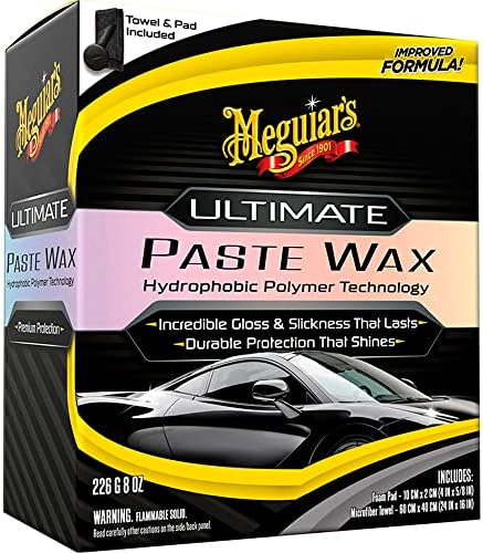 G210608EU Ultimate Cera de Meguiar 227G, Incrível brilho e mancha que dura