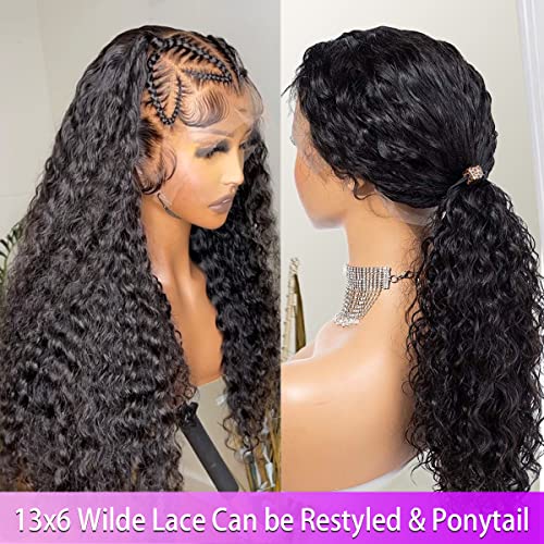 Upiguilk 13x6 Deep Wave Lace Front Wigs Human Human PRE PRETED HD FRONTAL WIGS PARA MULHERES NEGRAS CABELAS CALA TRABALHO CABELO