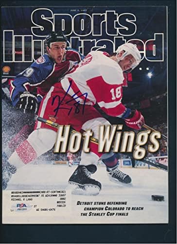 Kirk Maltby assinou a Sports Illustrated Autograph PSA/DNA AM13055 - Revistas Autografadas da NHL