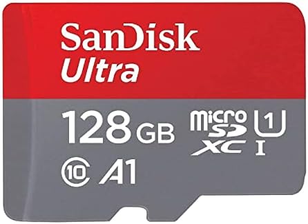 Sandisk Ultra 128GB MicrosDXC UHS-I Memory Card para a câmera Smart Dash Nexar funciona com Nexc1, Nexs1, Beam, Pacote Pro