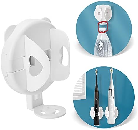 Porta-escova de dentes elétricos armazenamento de armazenamento de dentes montado na parede cf7