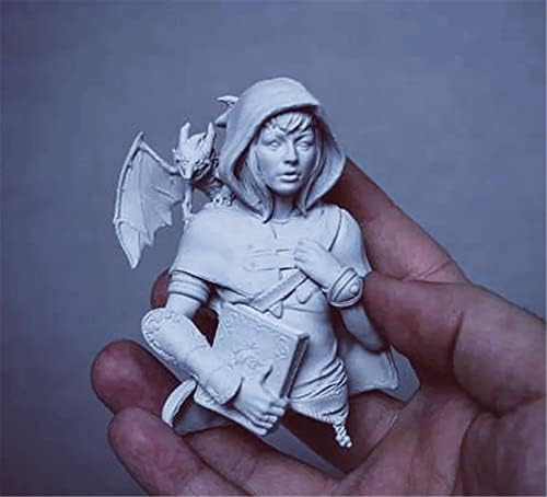 Goodmoel 1/12 antigo e elfo elfo feminino resina feminina Figura Bust Modelo / Soldado Desmonte e Soldado Não Perdalhado