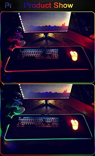 Kawaii Purple fofo Big Big Gaming Mouse Pad Computer Gamer teclado LED Mouse Pad para PC Desk Pad