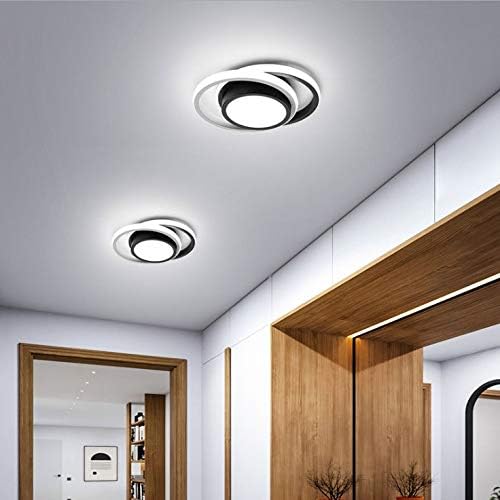 Lysldh LED Ring Teto Light redondado lâmpada de teto círculo com abajadeiras de acrílico para a cozinha do quarto da sala