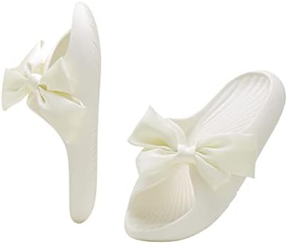 Slippers for Women Summer Moda Casual Banheiro de fundo grosso não deslizamento Sapatos de banho de proa resistente ao desgaste
