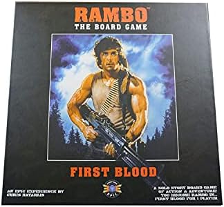 Tudo o Epic Games Rambo o jogo de tabuleiro: primeiro sangue, preto