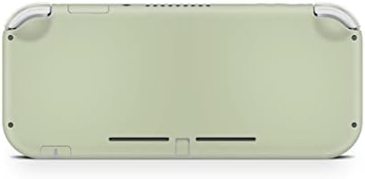 Design brega clássico de pele verde compatível com nintendo switch lite, súlitora de bloqueio de cor sólida adesivos de lite