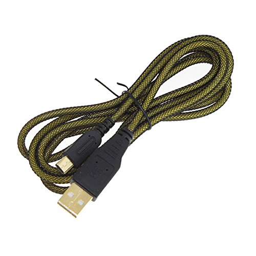 Jamal High Speed ​​Premium USB Sync Sync Power Carreging Cable para Nintendo 3DS/3DS XL/DSI/DSI XL equipado com panos de limpeza de